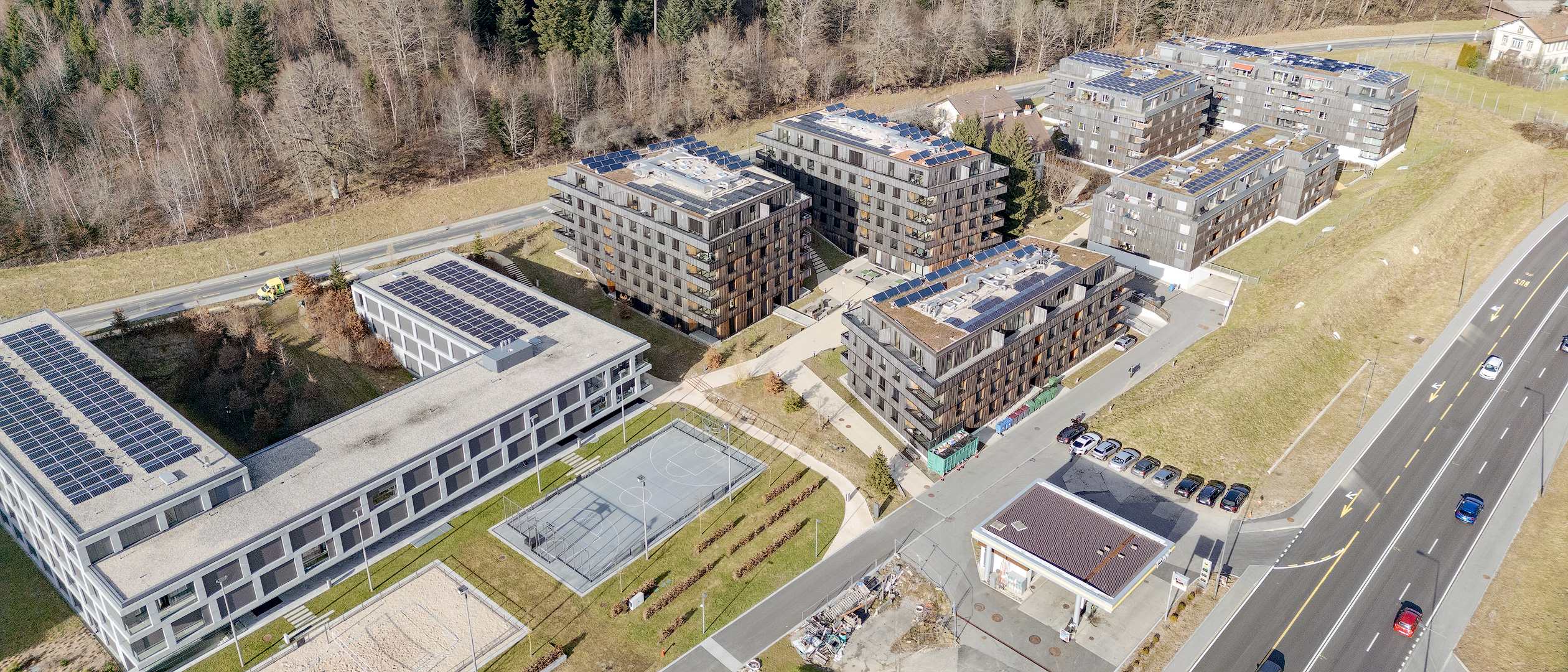 Vue aérienne — En Cojonnex