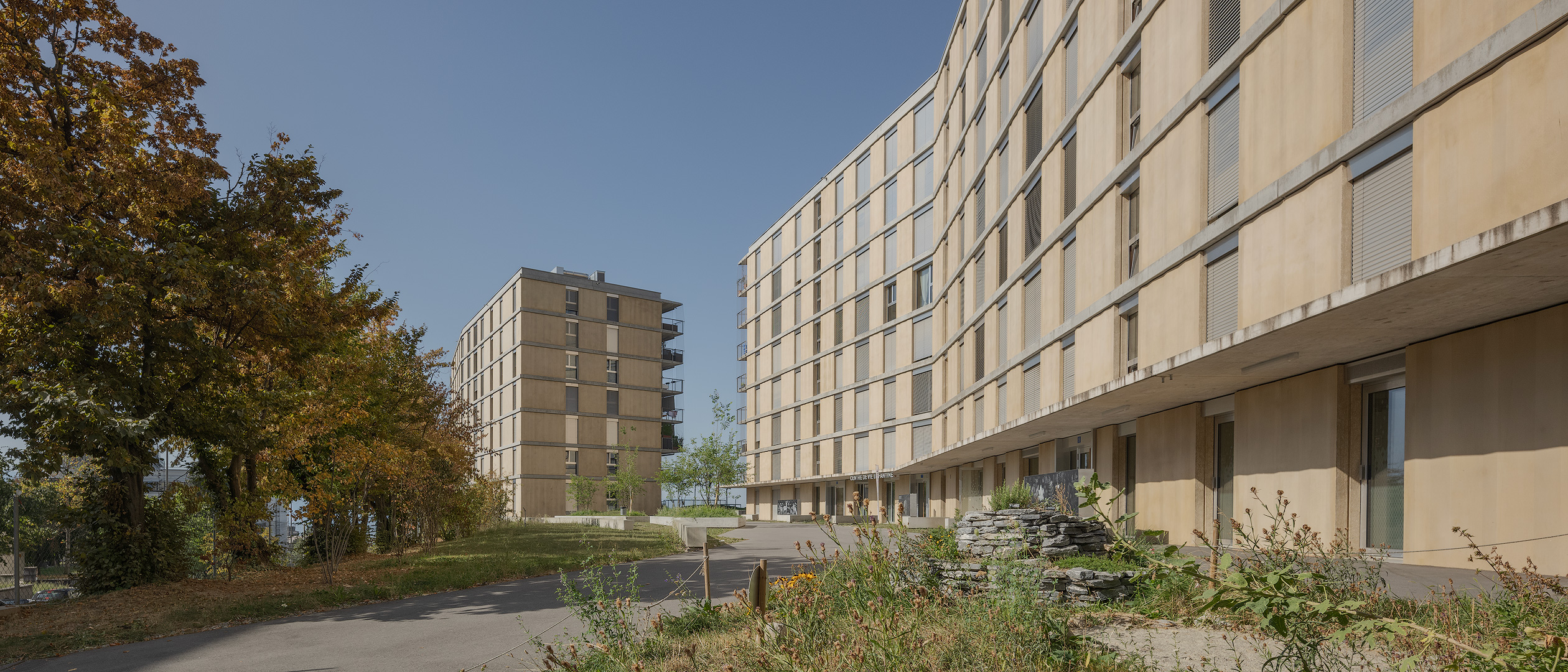 Vue aérienne — Les Falaises